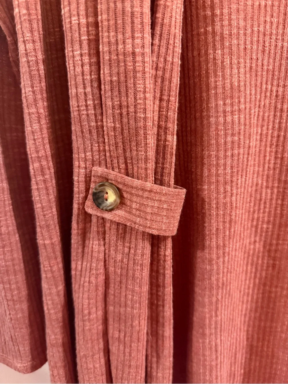 CURE. Ribbed Open Front Cardigan - Picture 2 of 6